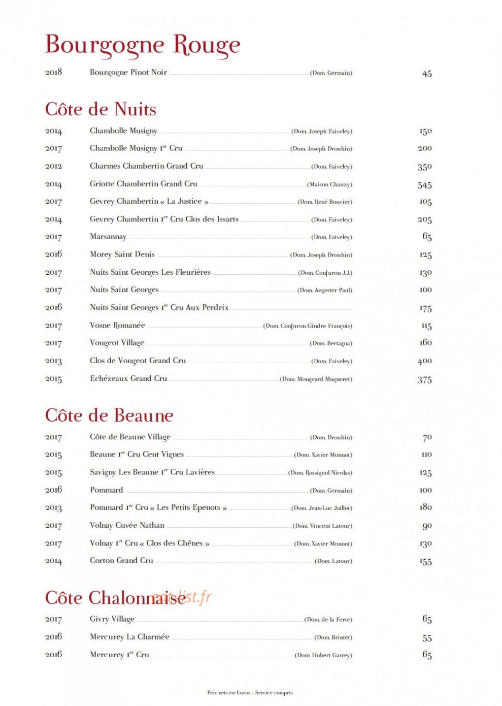 Le Bal — carte page 12