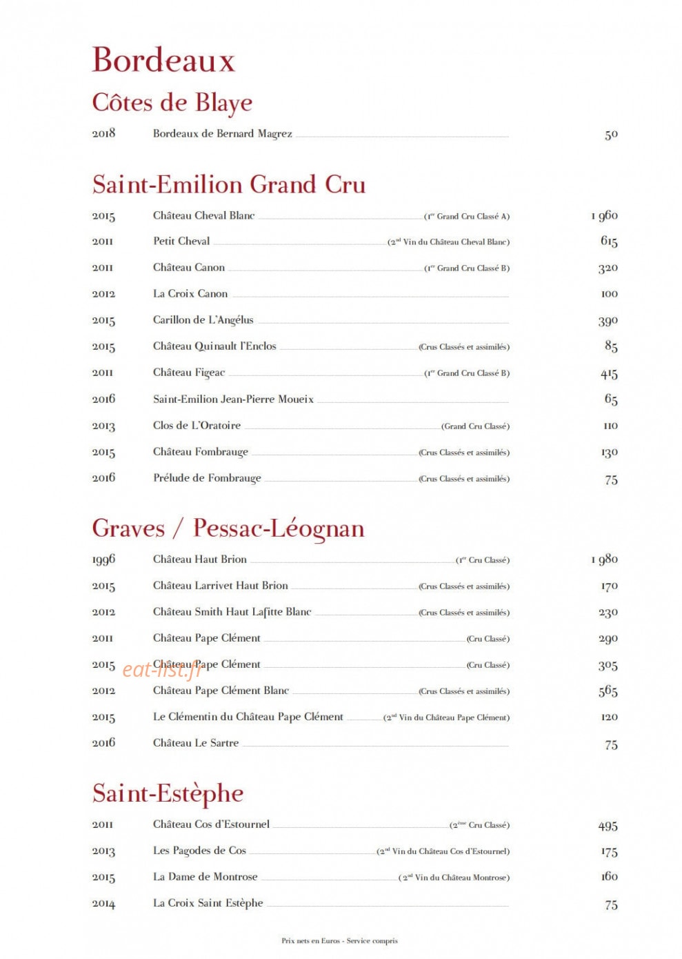 Le Bal — carte page 9