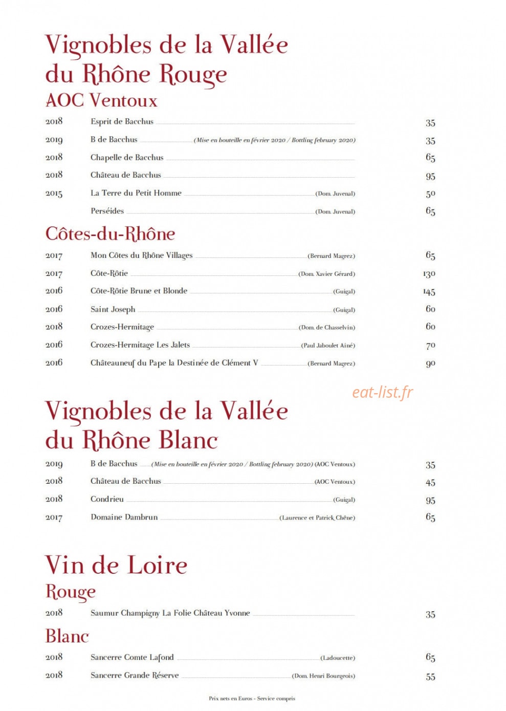 Le Bal — carte page 14