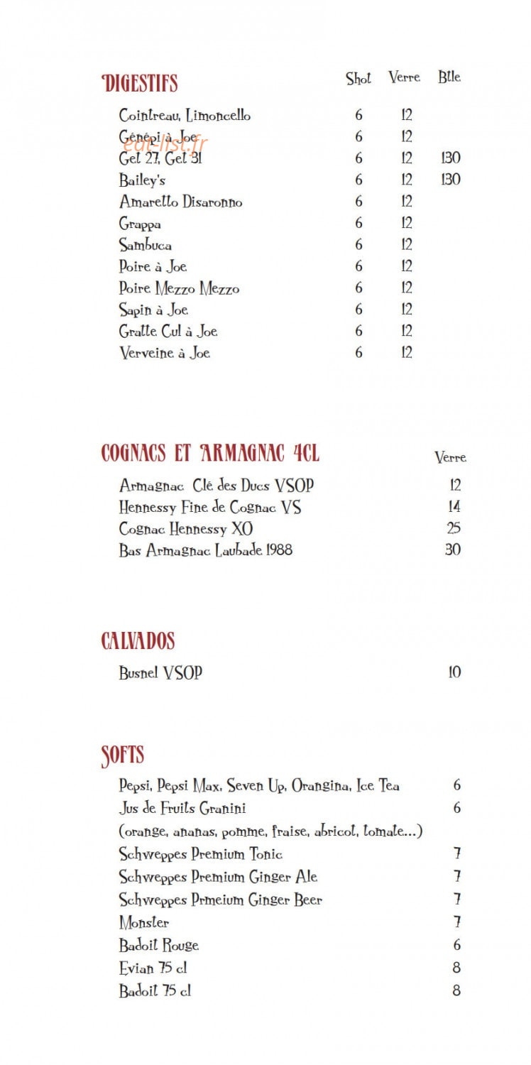 Le Bal — carte page 22