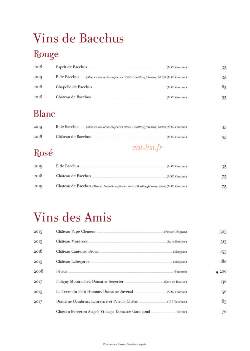 Le Bal — carte page 7