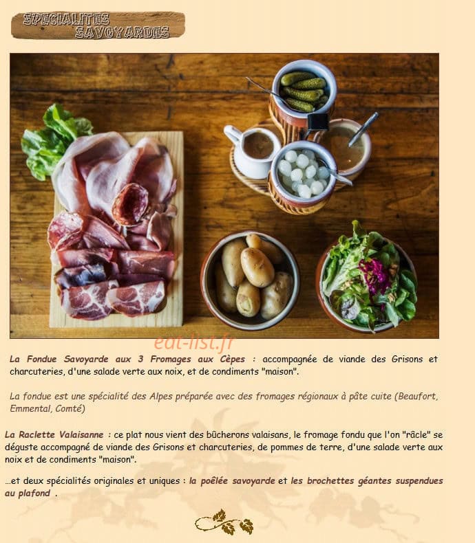 Le Caveau — carte page 1