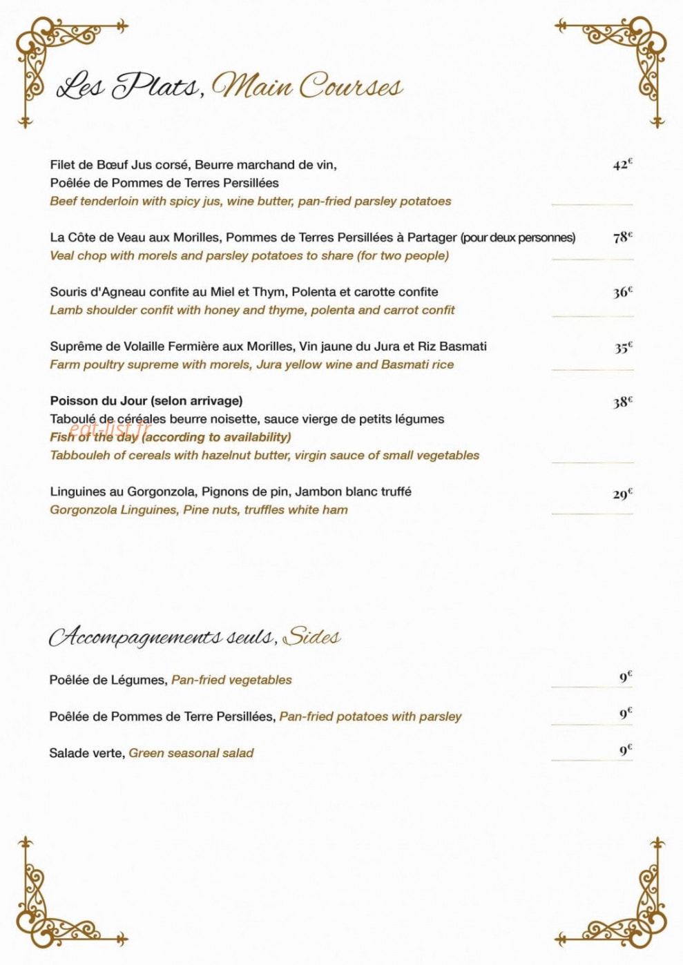 Le Grenier — carte page 2