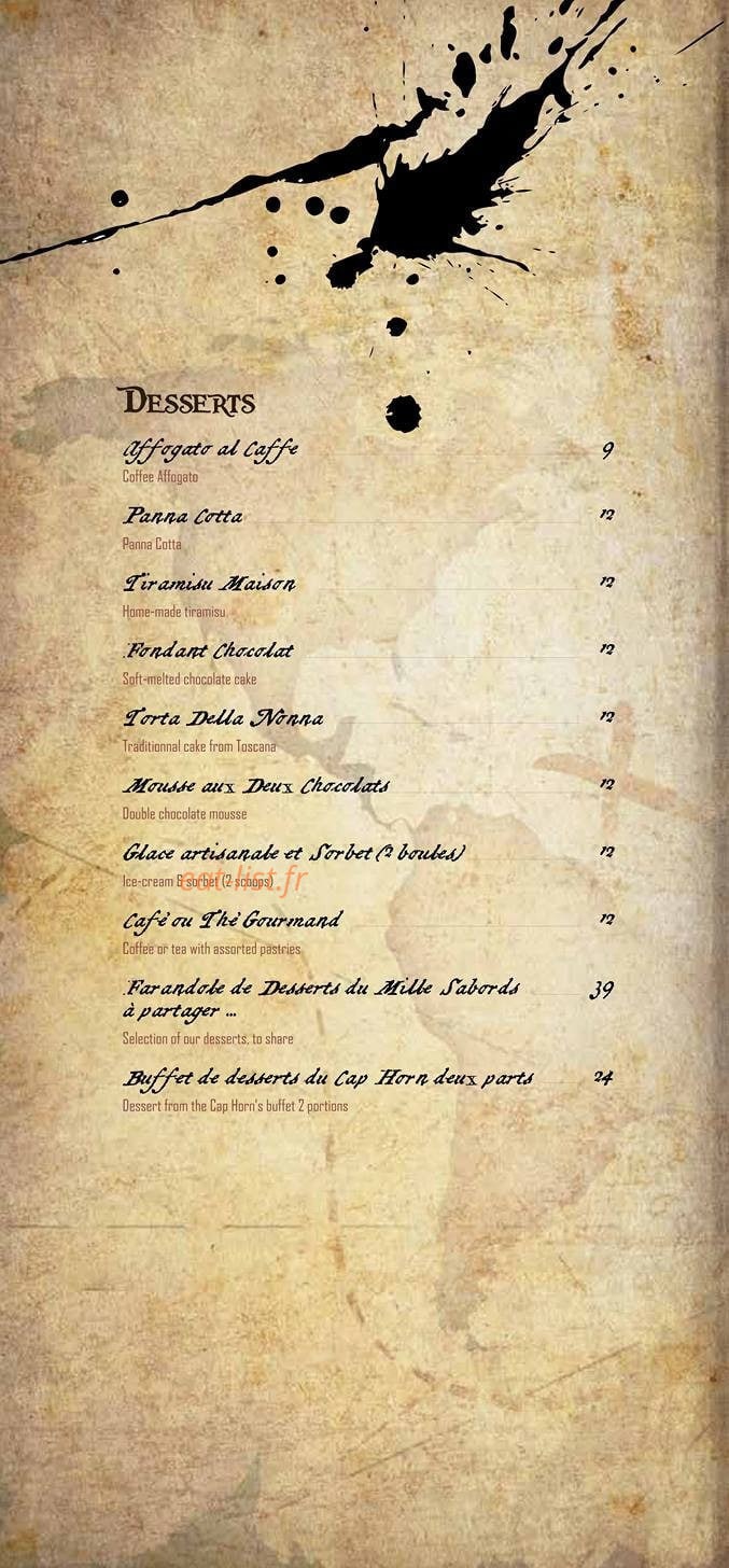 Le Mille Sabords — carte page 5