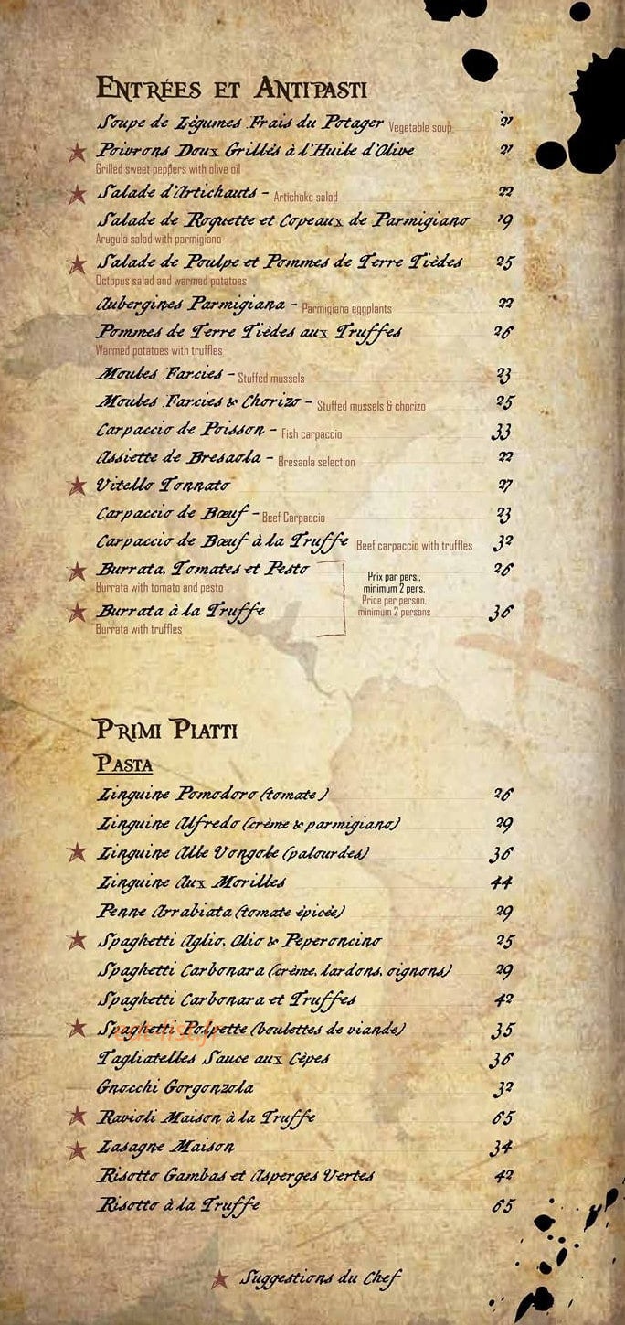 Le Mille Sabords — carte page 2
