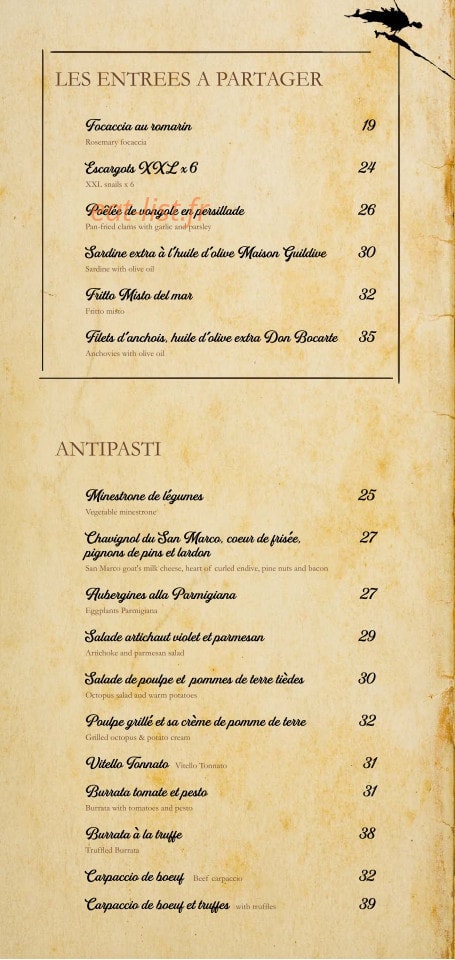 Le San Marco — carte page 2