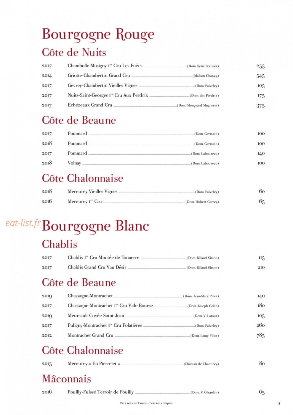 Le San Marco — carte page 17