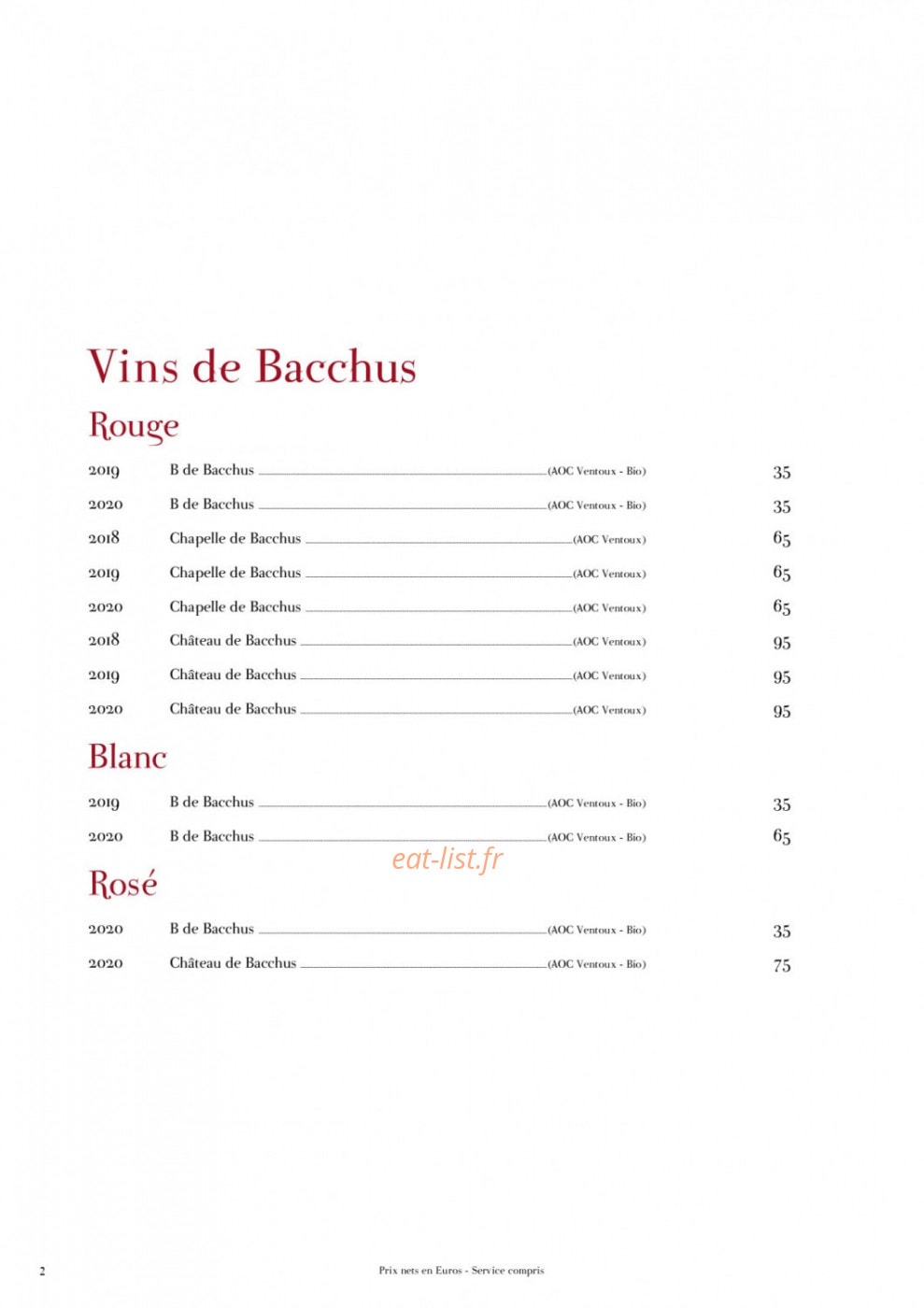 Le San Marco — carte page 14