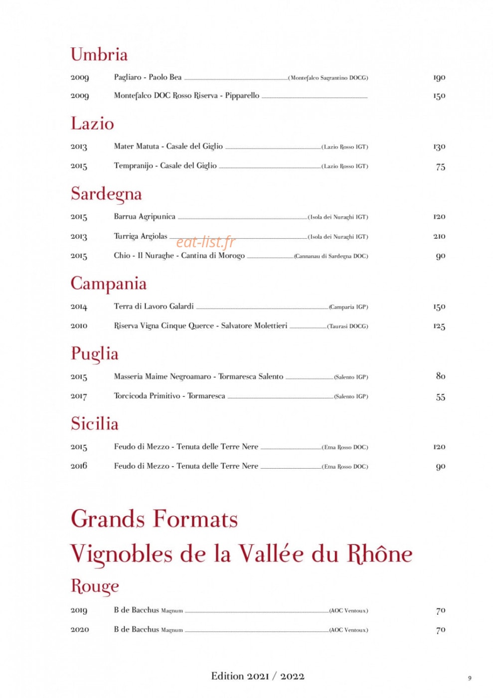 Le San Marco — carte page 21