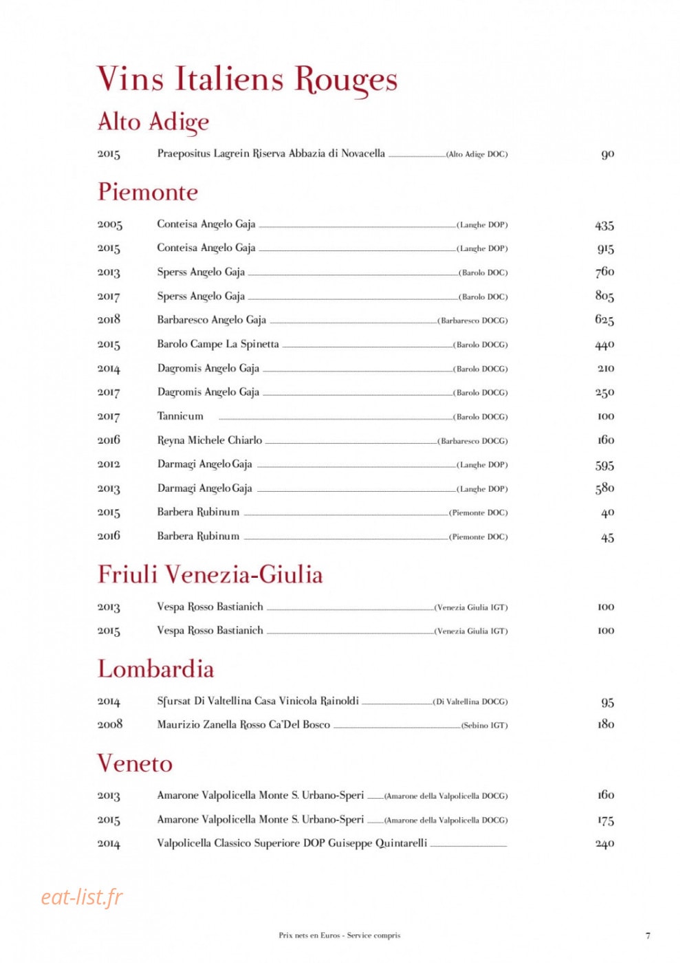 Le San Marco — carte page 19