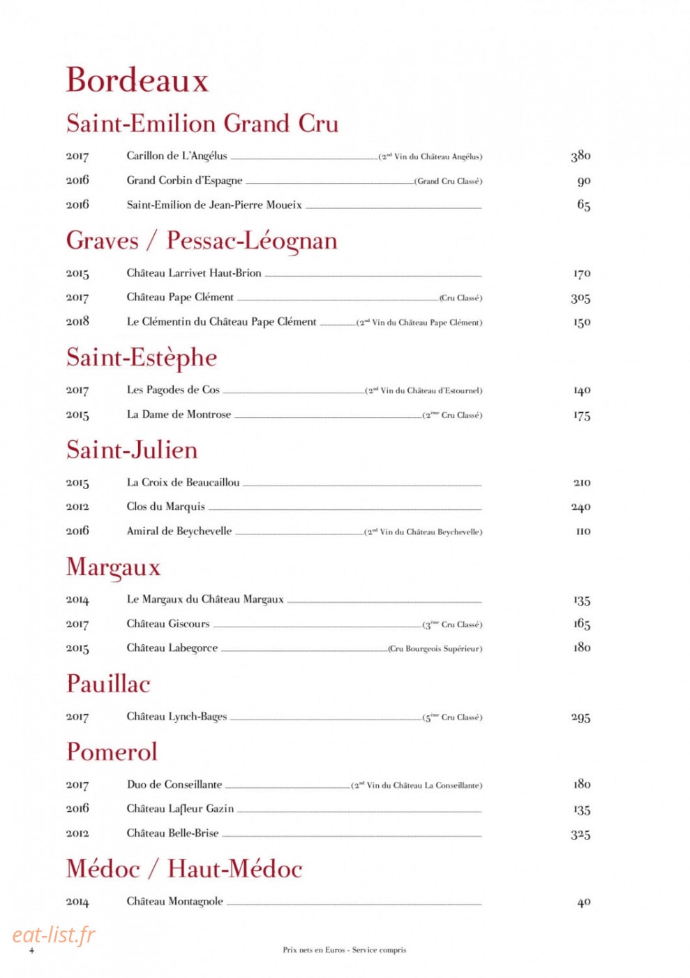 Le San Marco — carte page 16