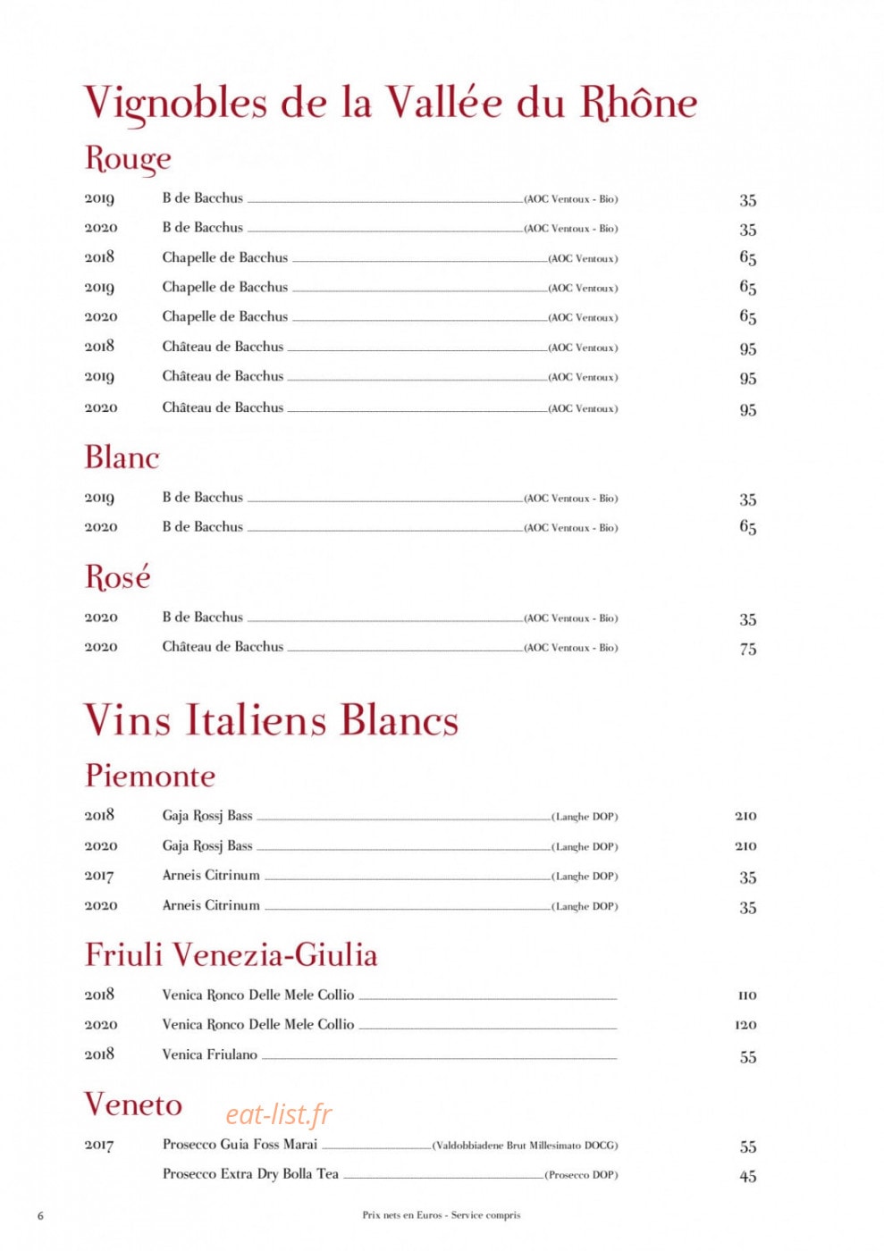 Le San Marco — carte page 18