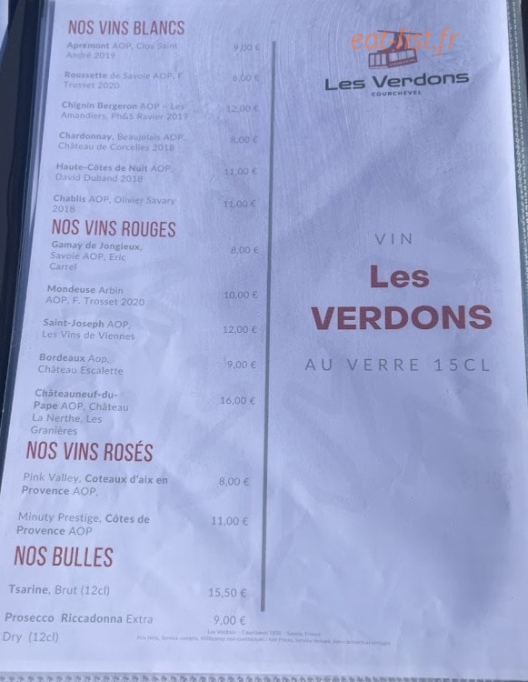 Les Verdons — carte page 4