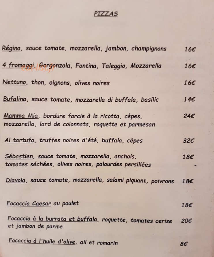Mamma Mia — carte page 1