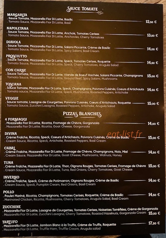 Pizziamo — carte page 2