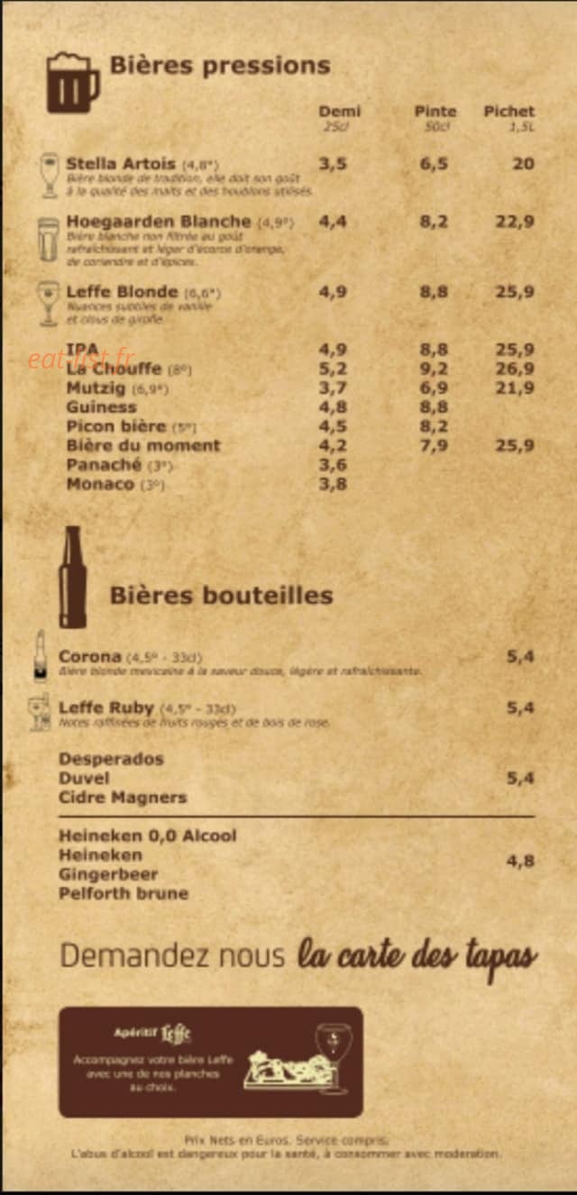 Schuss Café — carte page 6