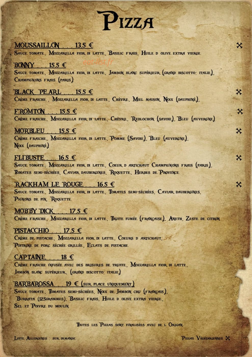 Black Pearl — carte page 1