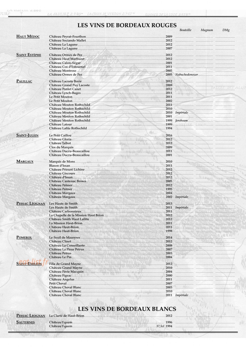 La Soucoupe — carte page 4