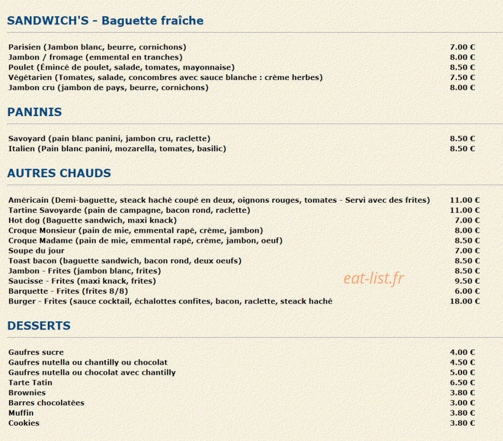 Le Bel Air — carte page 4