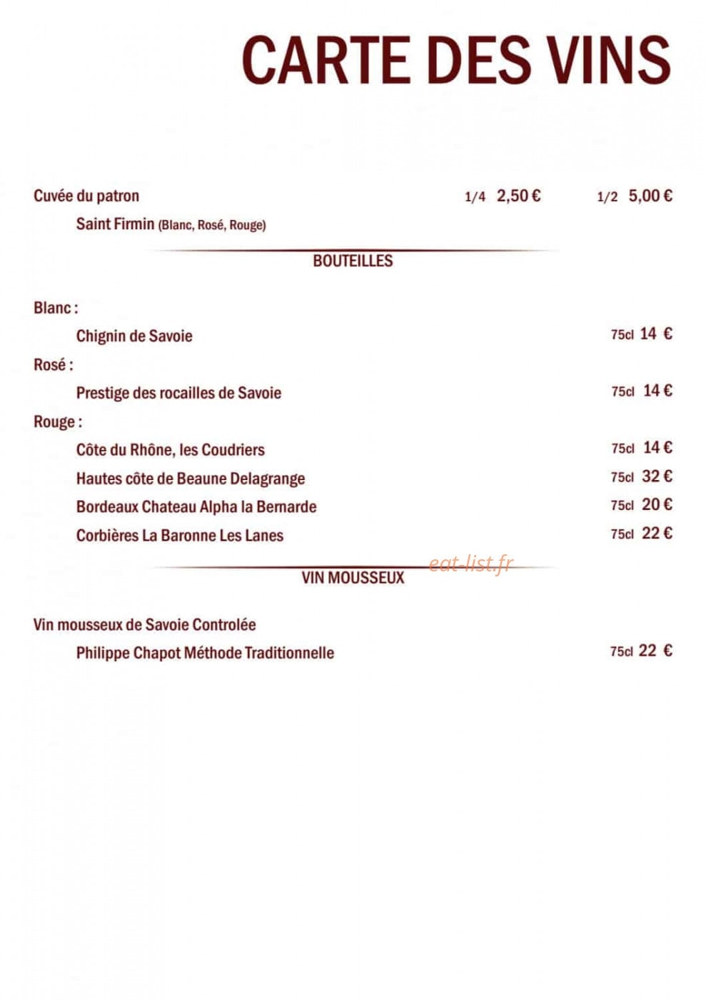 Le Grand Chatelard — carte page 4