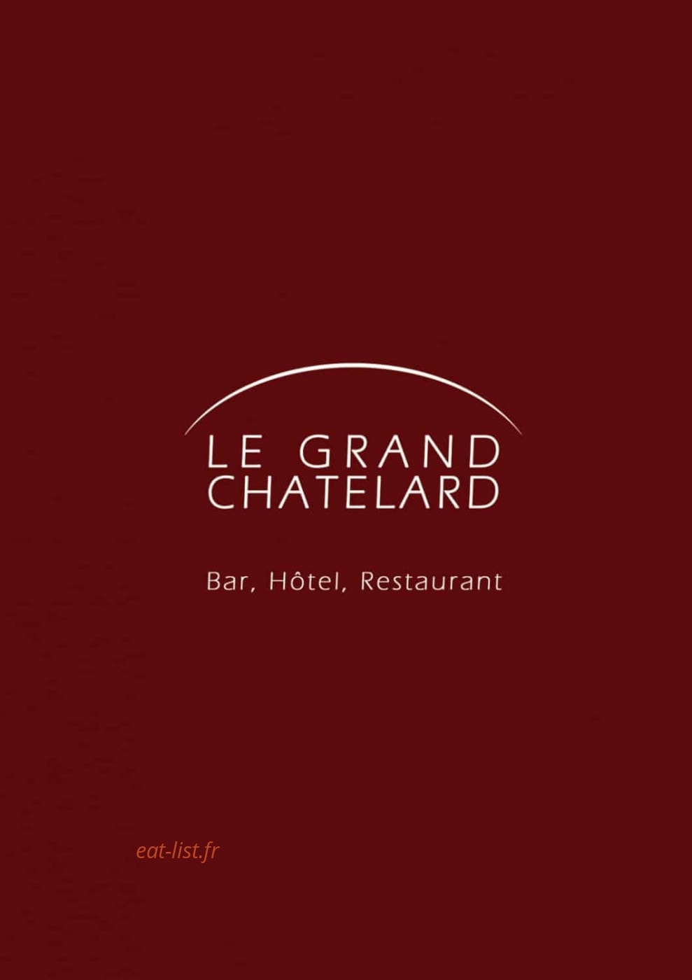 Le Grand Chatelard — carte page 1