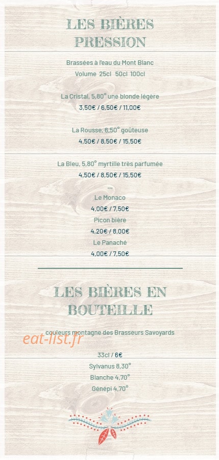 La Bergerie du Soleil — carte page 8