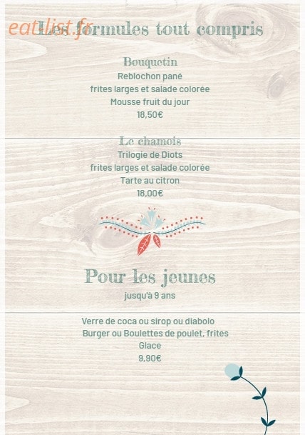La Bergerie du Soleil — carte page 4