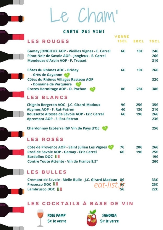 Le Cham' — carte page 4