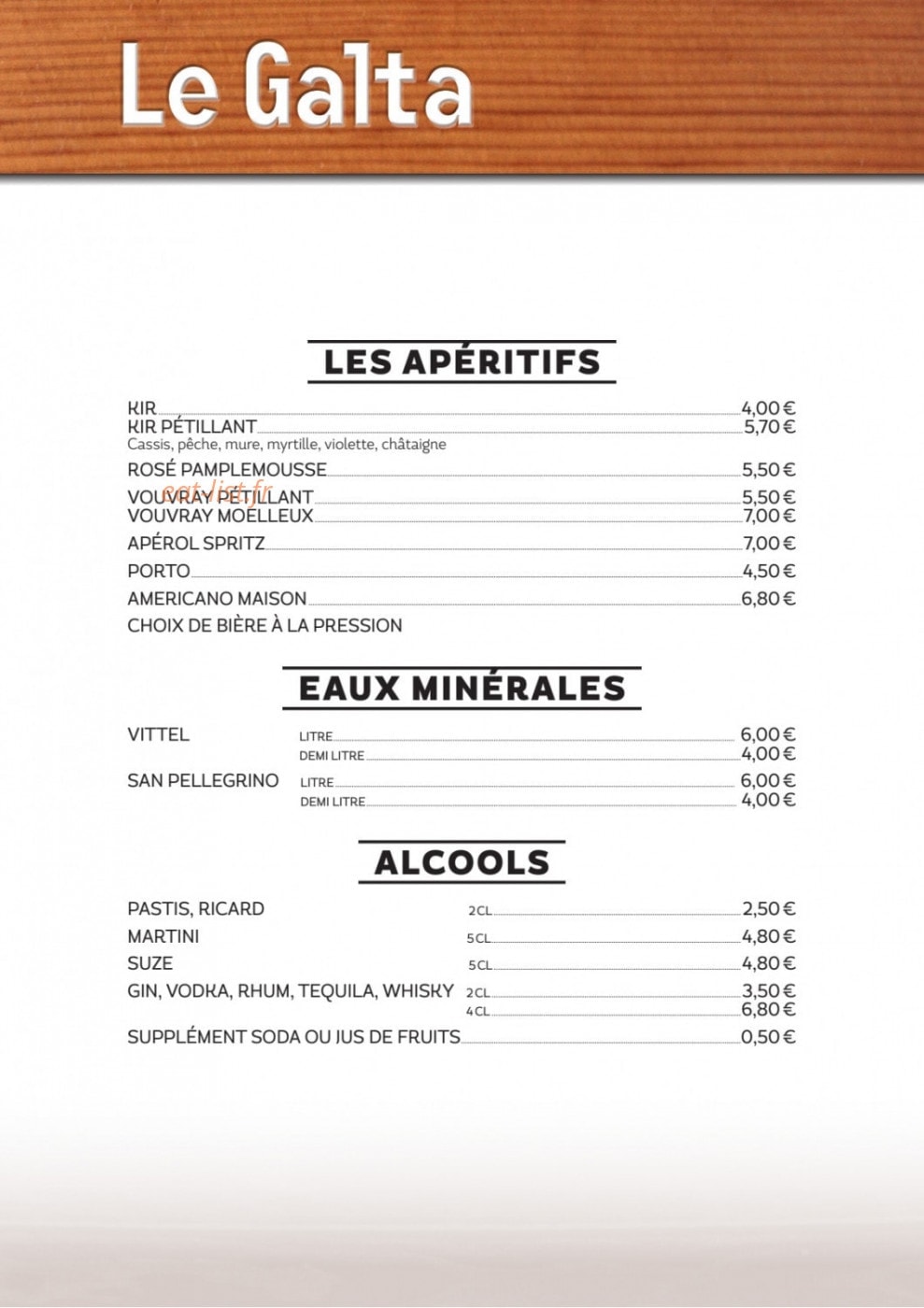 Le Galta — carte page 16