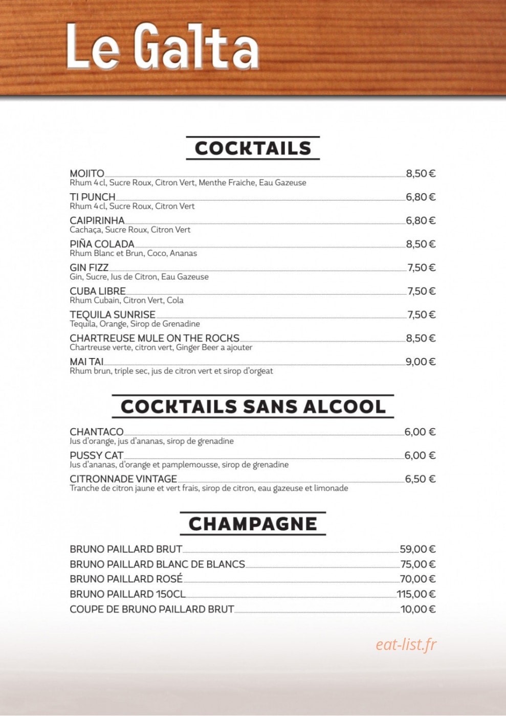 Le Galta — carte page 17