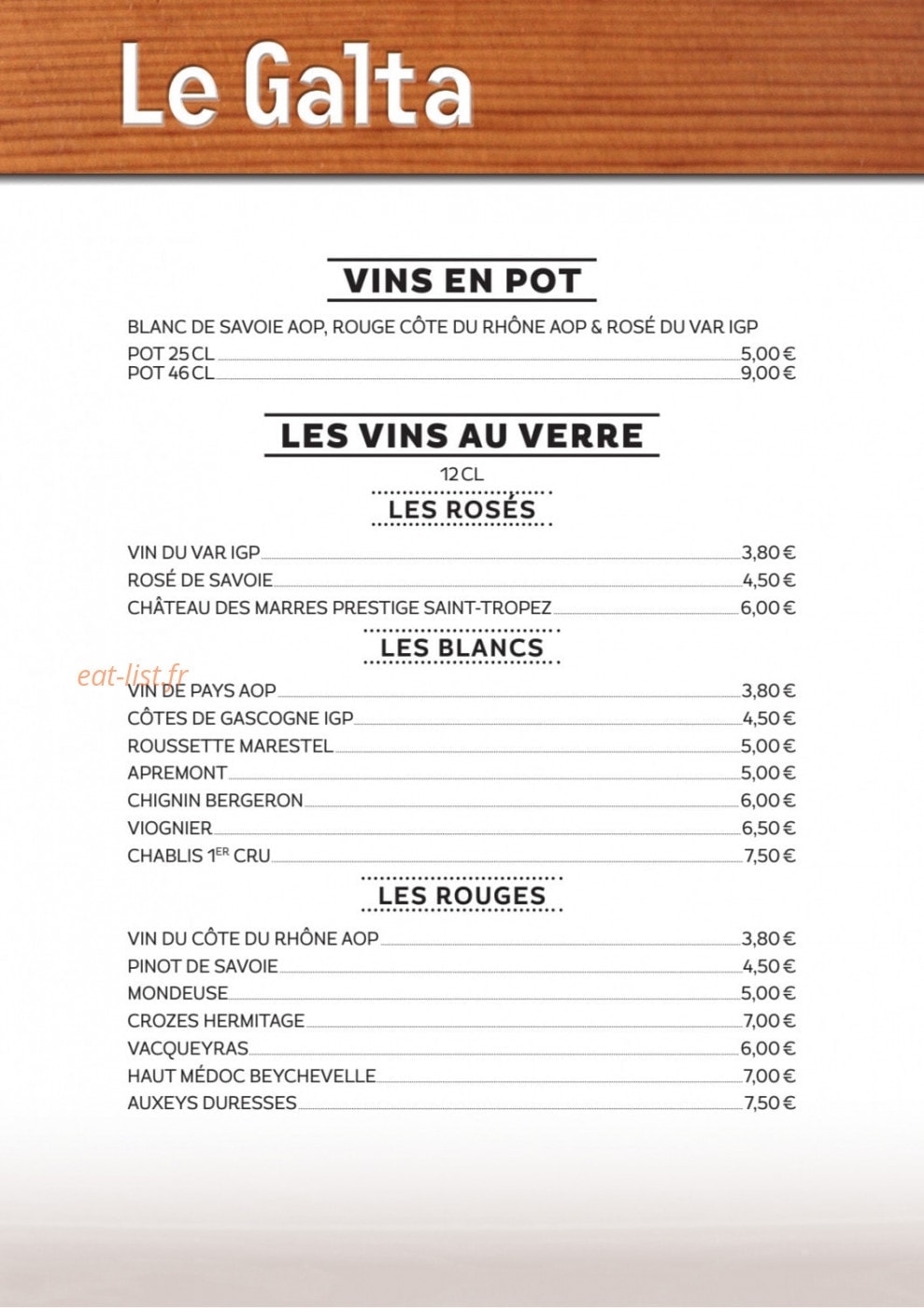 Le Galta — carte page 18