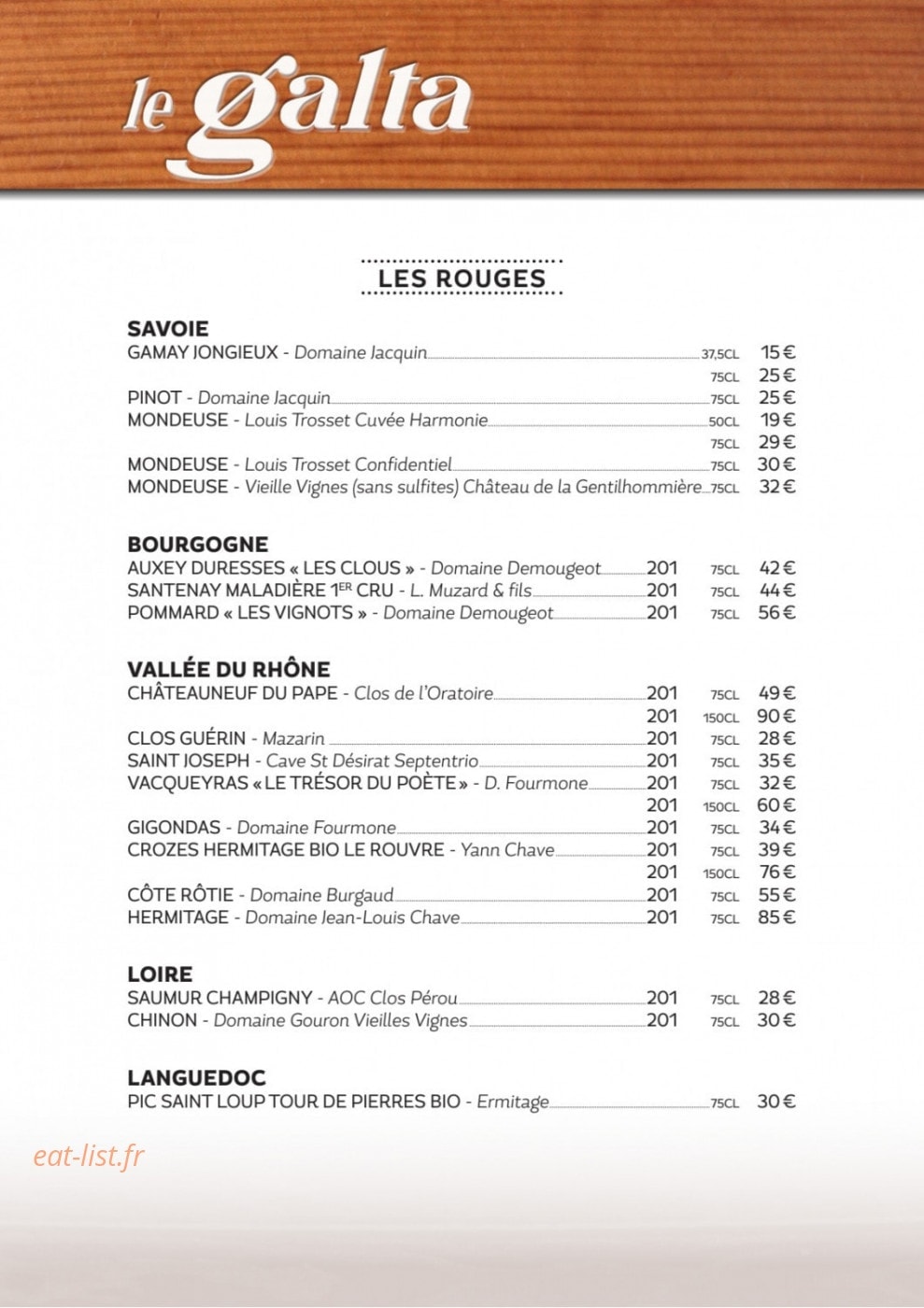 Le Galta — carte page 20