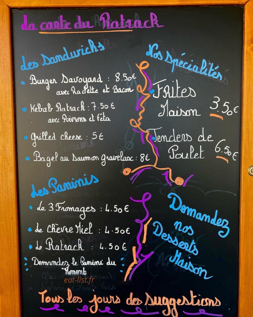 Le Ratrack — carte page 1