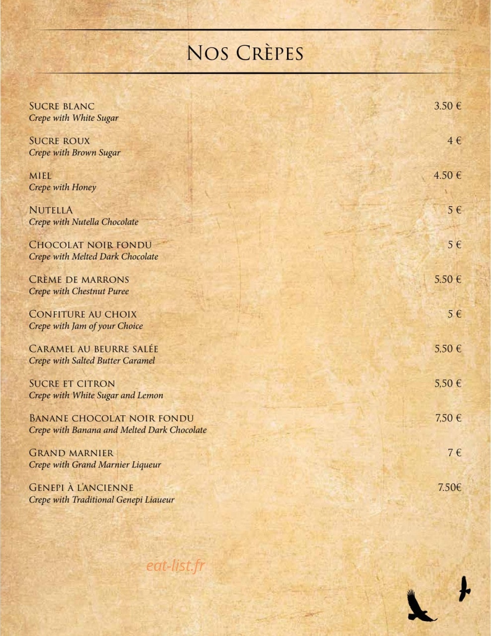 Au Bout Du Monde — carte page 7