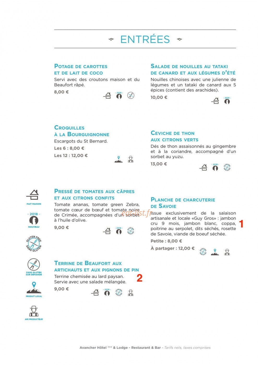 Avancher — carte page 3