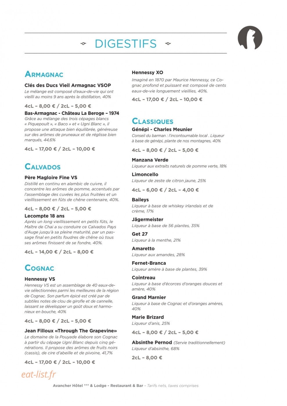 Avancher — carte page 10