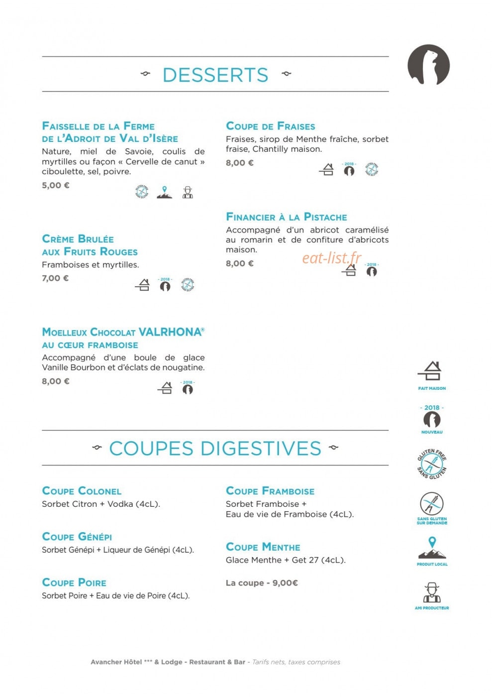 Avancher — carte page 8