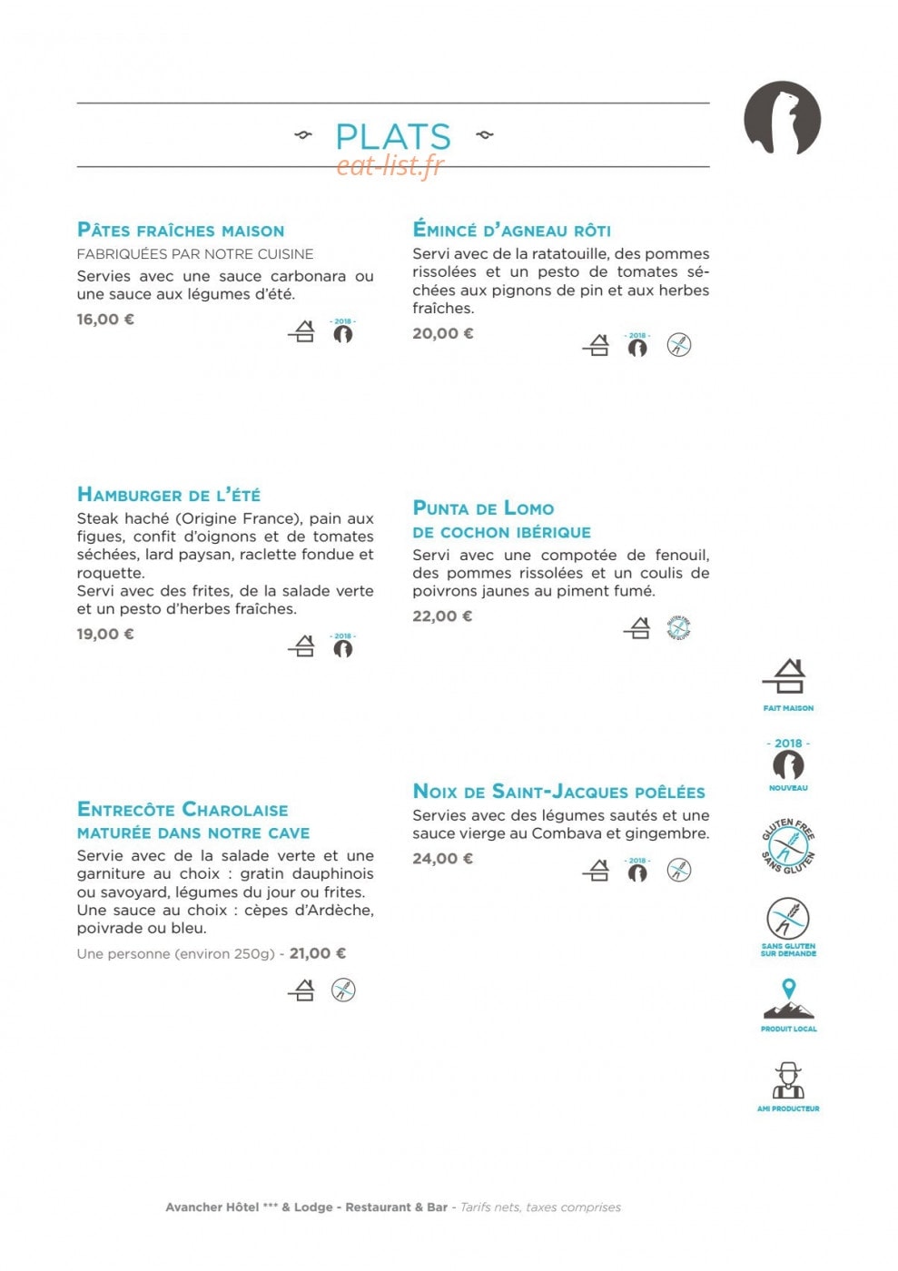 Avancher — carte page 6