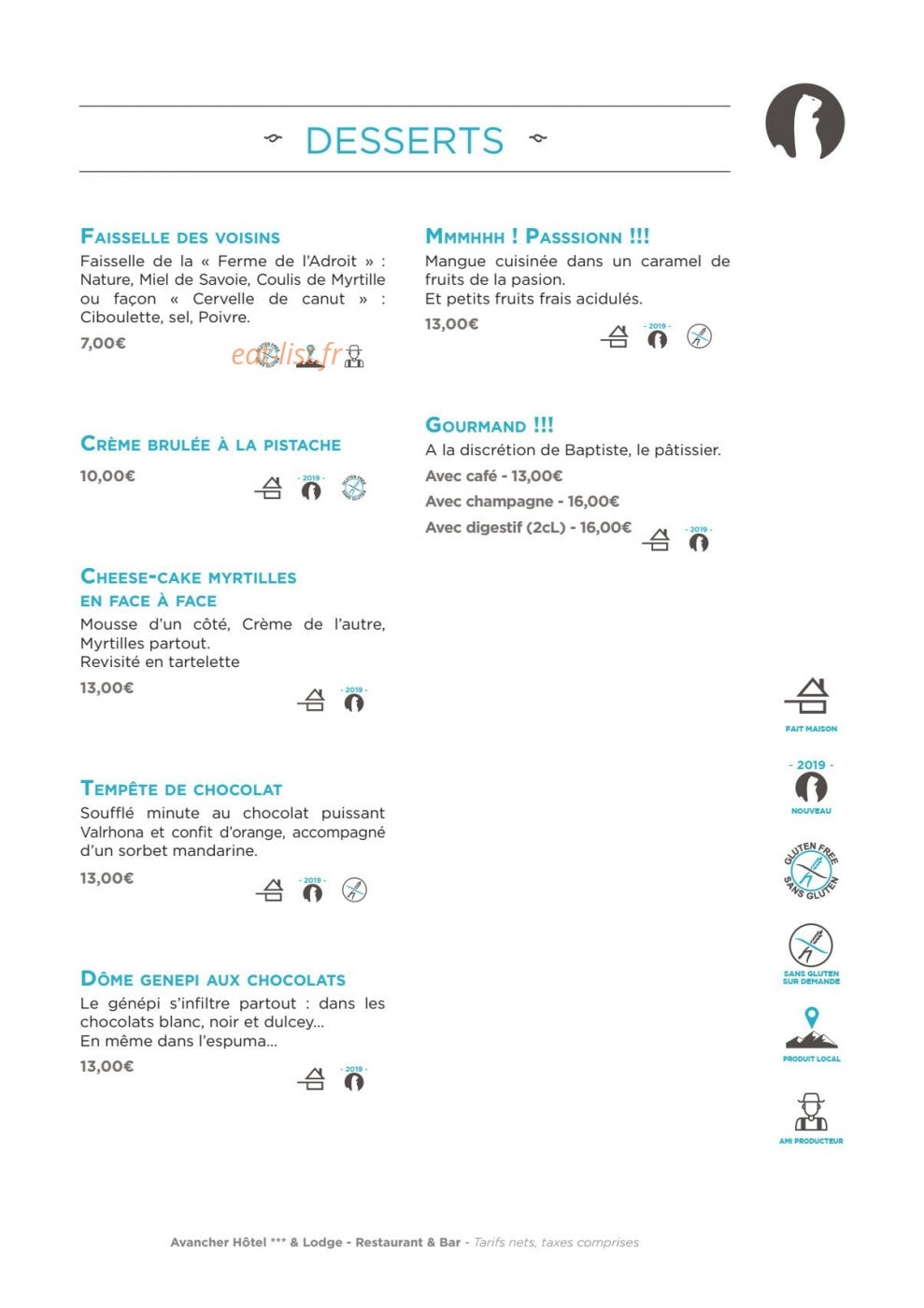 Avancher — carte page 18