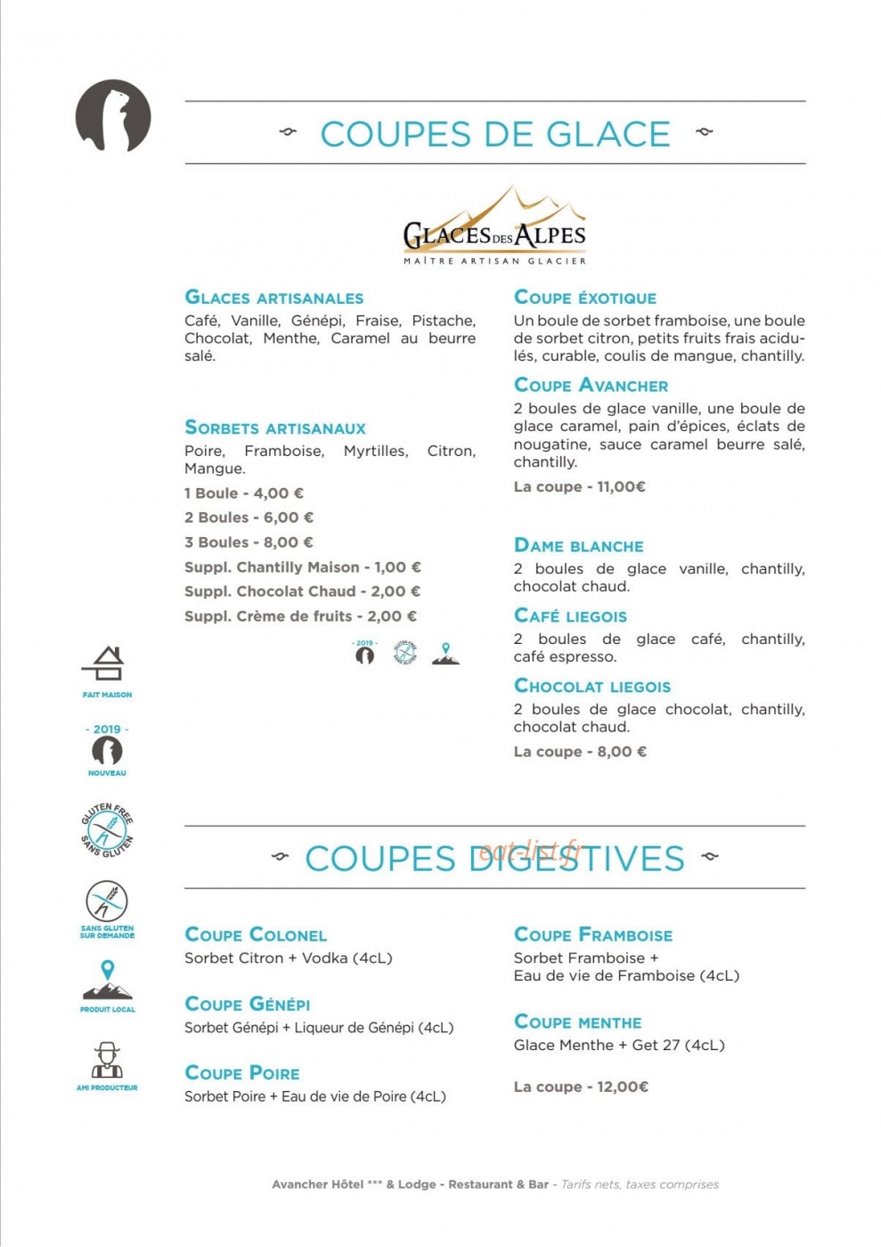 Avancher — carte page 19