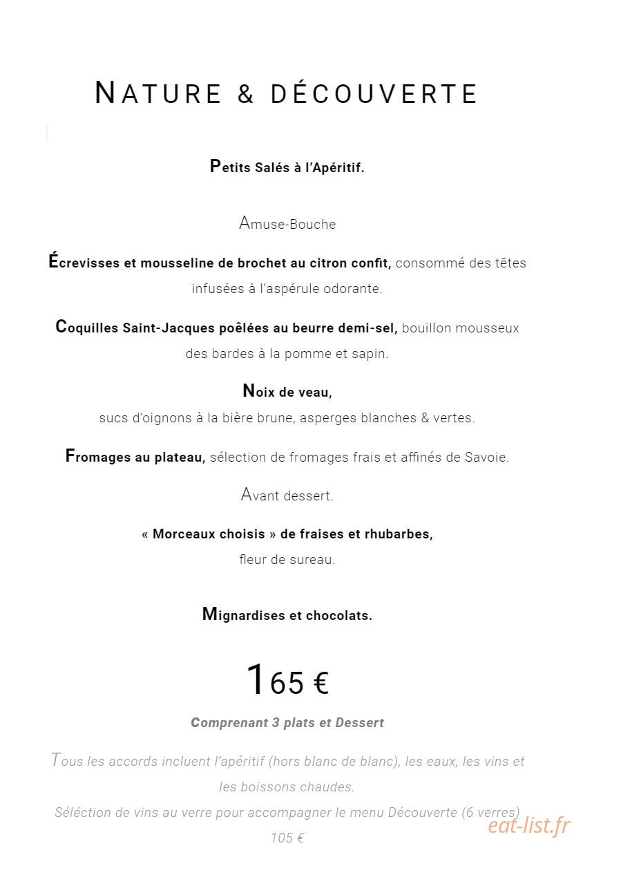L'Atelier d'Edmond — carte page 2