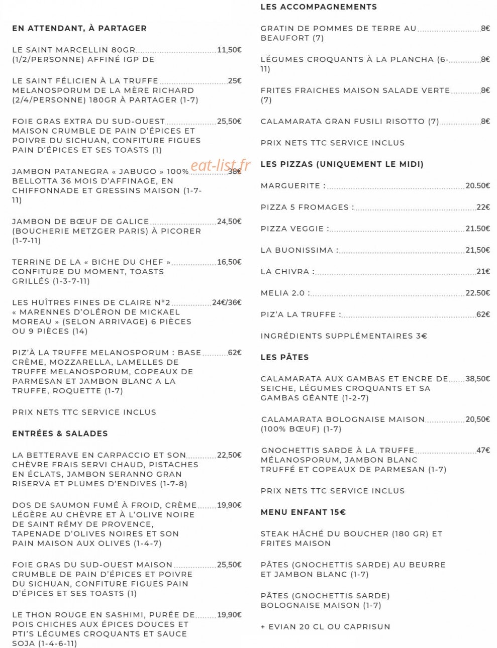 L'Etincelle — carte page 1