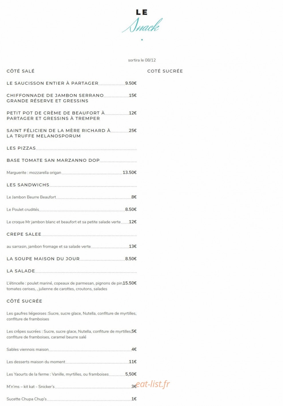 L'Etincelle — carte page 8