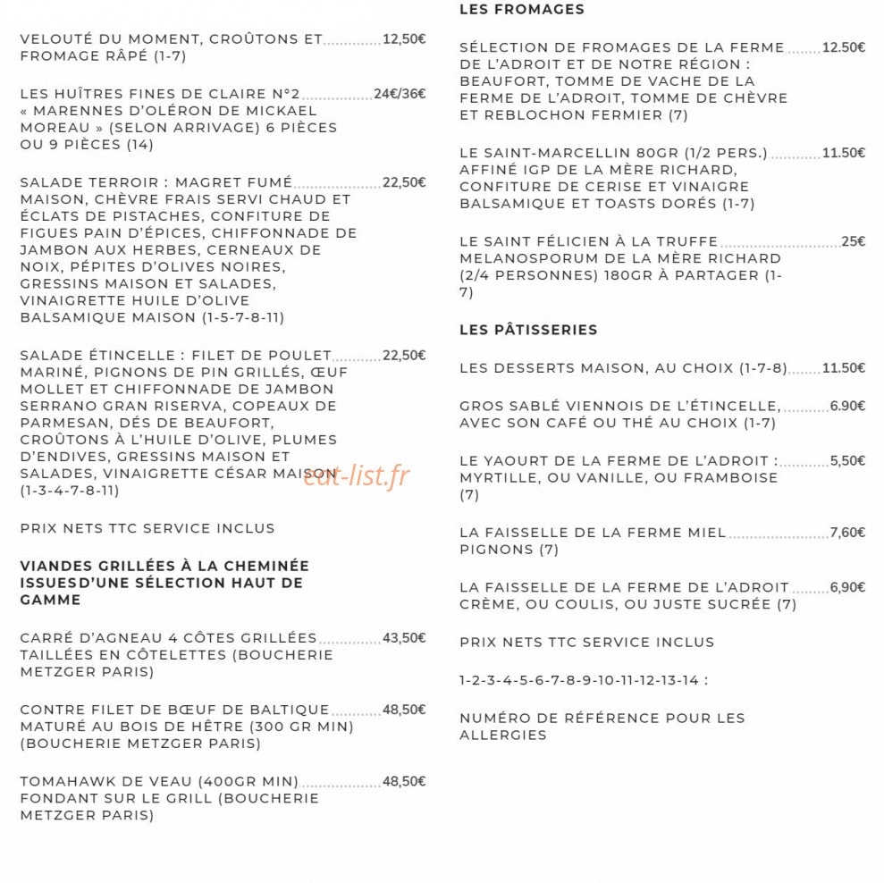 L'Etincelle — carte page 2