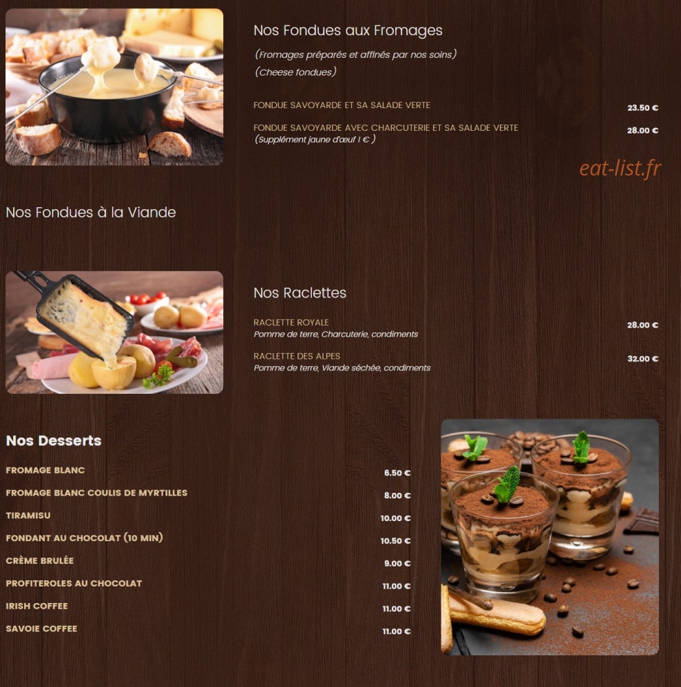 La Corniche — carte page 5
