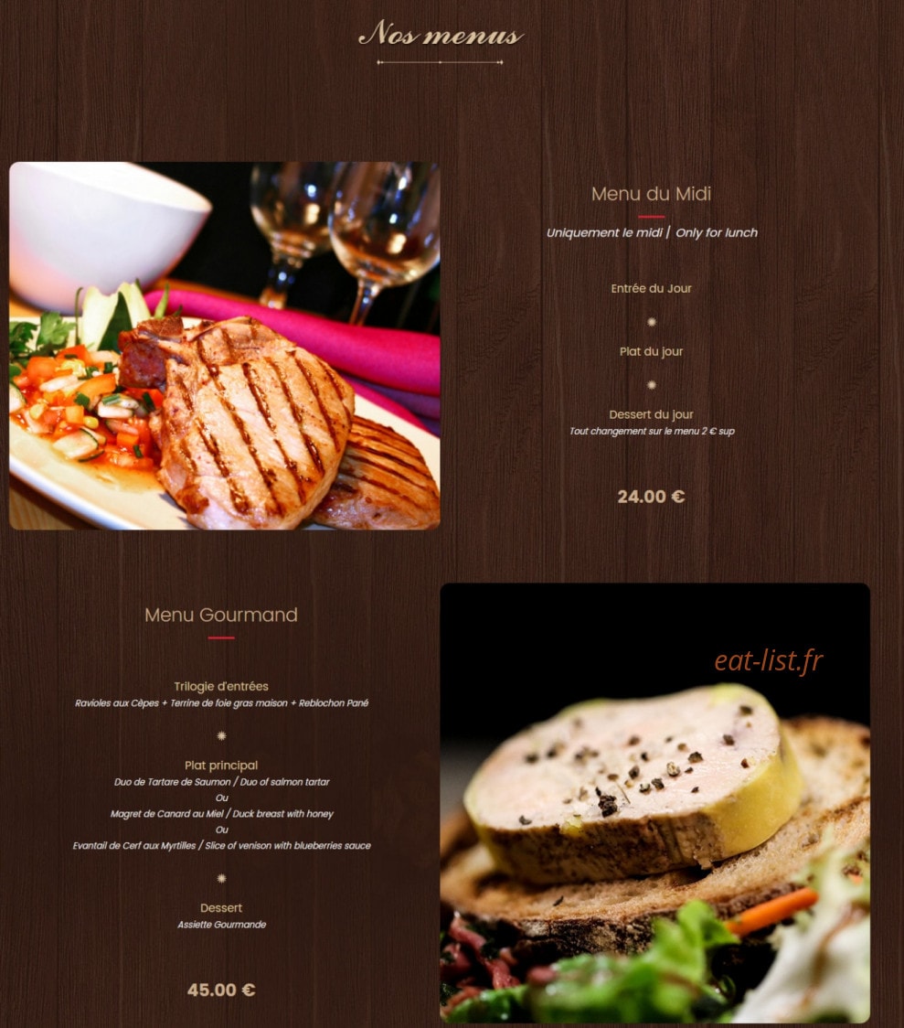 La Corniche — carte page 7