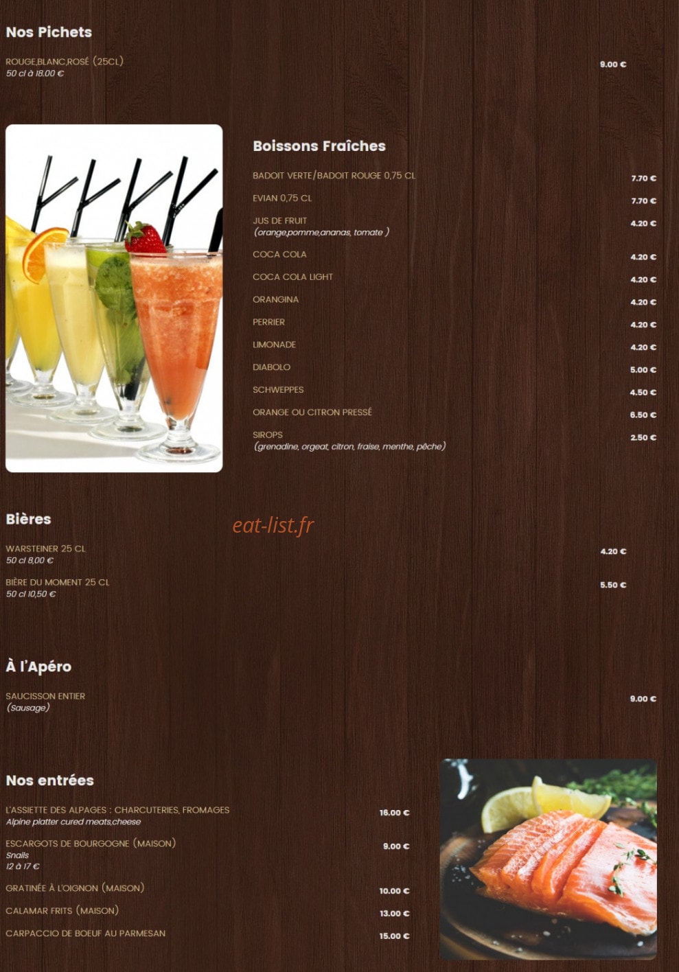 La Corniche — carte page 2