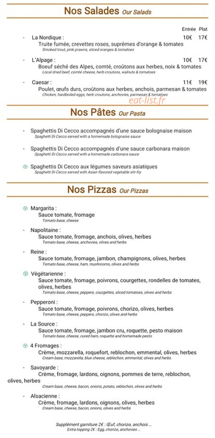 La Source — carte page 2