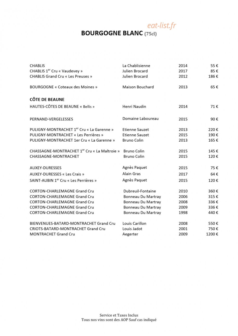 Le Solstice — carte page 20