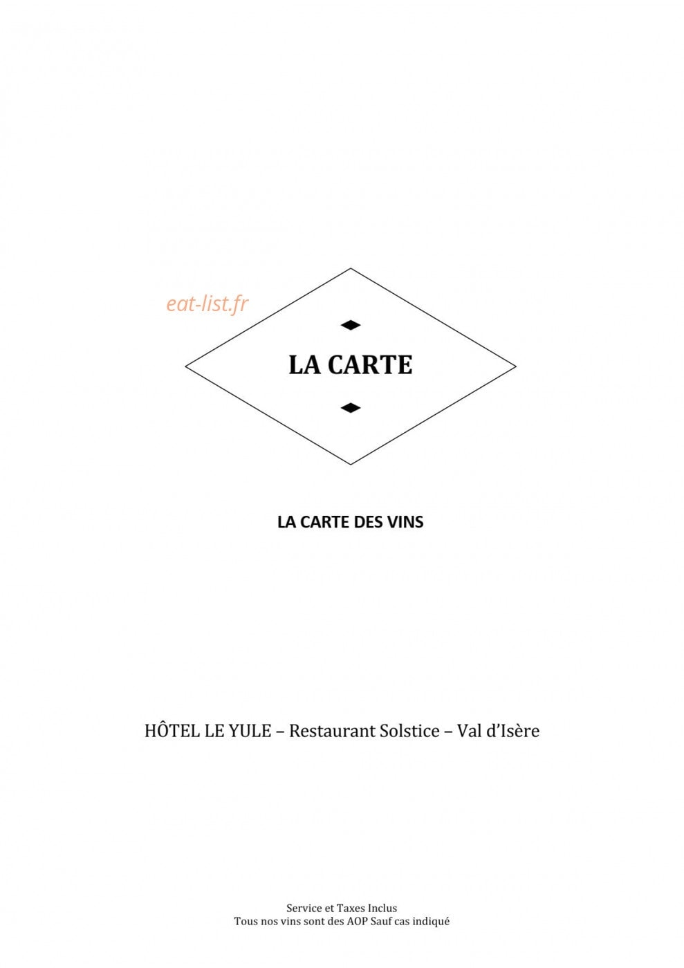 Le Solstice — carte page 17